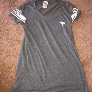 PINK gray short sleeve.